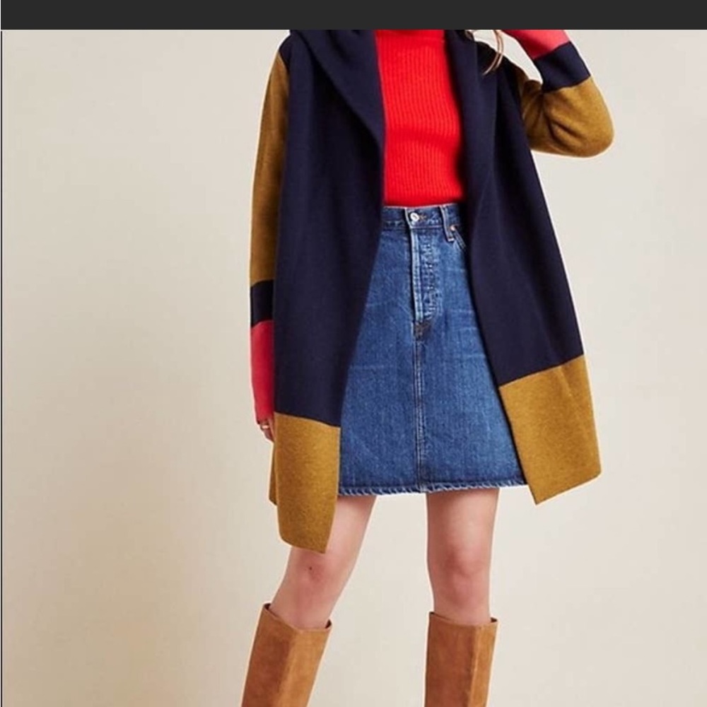 Anthropologie sweater jacket-size small